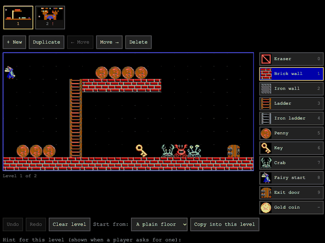 The level editor