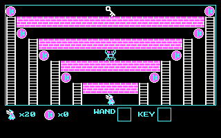 Level 6 drawn with the four-color CGA graphics
